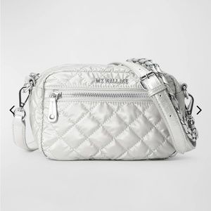 MZ Wallace Mini Crosby Silver only used a handful of times